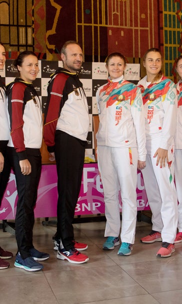 Fed Cup: Belarus leads Germany 2-0, Czechs tied with Romania
